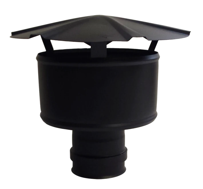 WATTS Boutique -WATTS Boutique 1170801011 Chapeau anti intemperies noir diametre 80