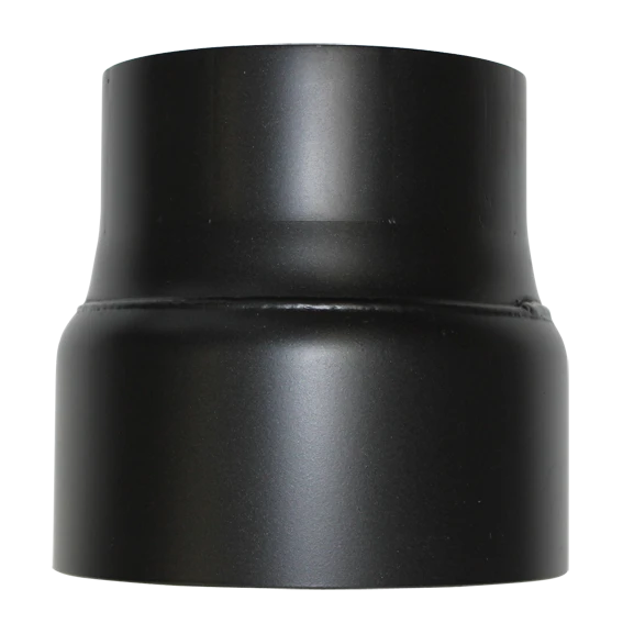 Réduction Acier Noir - Ø 140 M - 150 F 1 Réduction Acier Noir - Ø 140 M - 150 F