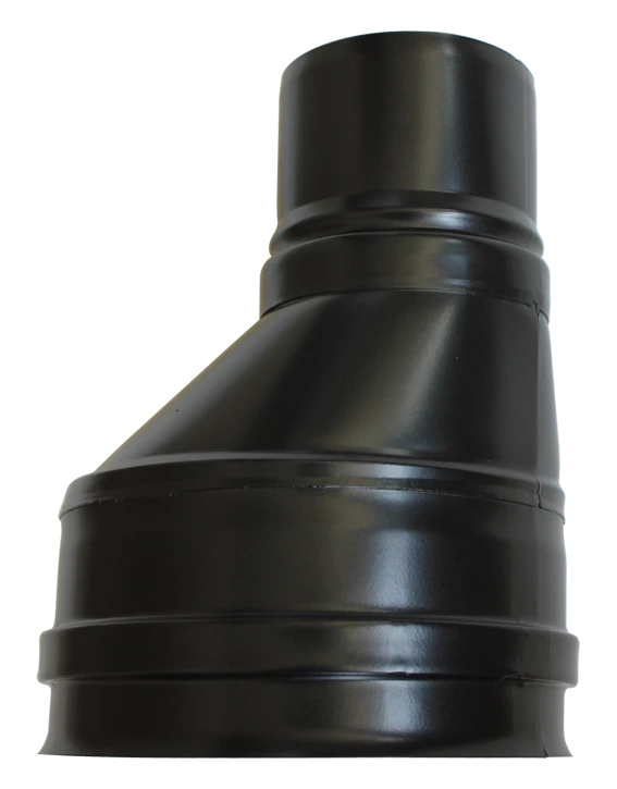 Réduction Conique Décentrée 80 M-150 F Noir 1 Réduction Conique Décentrée 80 M-150 F Noir