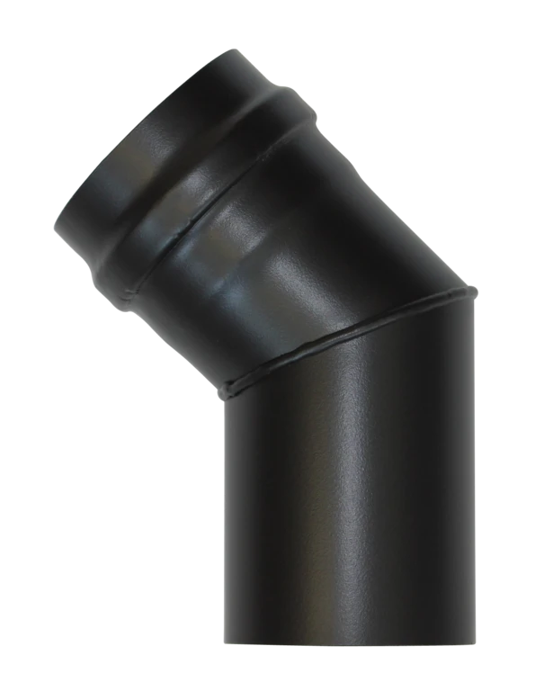 Coude à 45° Noir - Ø 80 1 Coude à 45° Noir - Ø 80