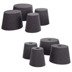 Éléments D'étanchéité Cylindriques (avec Et Sans Trou)