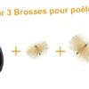 Kit Mini Enrouleur Avec 3 Brosses