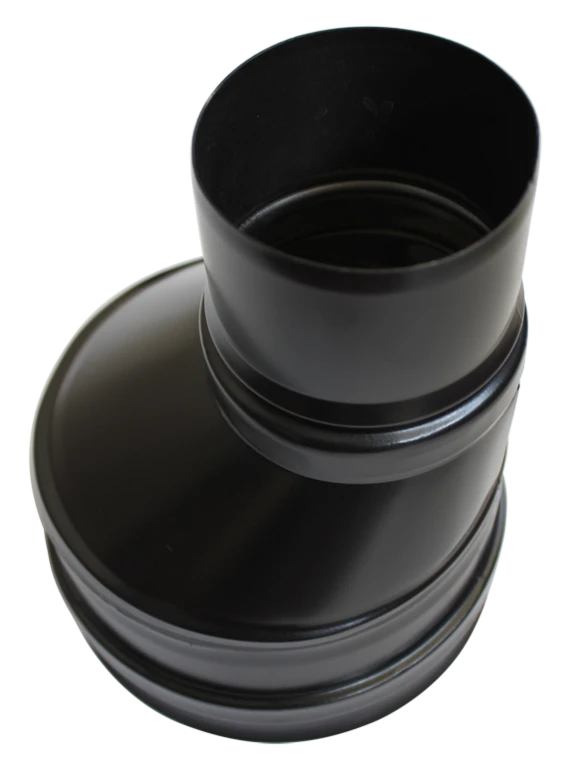 Réduction Conique Décentrée 80 M-150 F Noir 2 Réduction Conique Décentrée 80 M-150 F Noir – Image 2