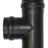 Té à 90° Noir Diamètre 80