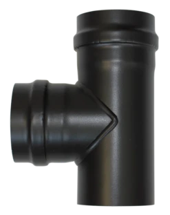 Té à 90° Noir Diamètre 80